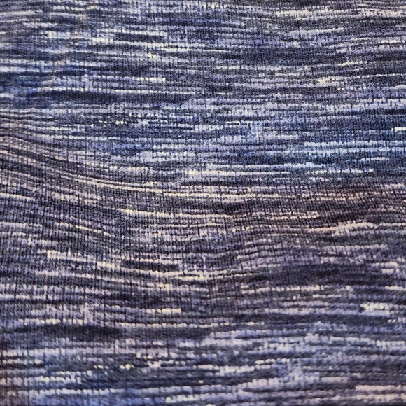 Croft & Barrow Heathered Navy Bluish Purple Mockneck Women's Size M - Picture 4 of 4